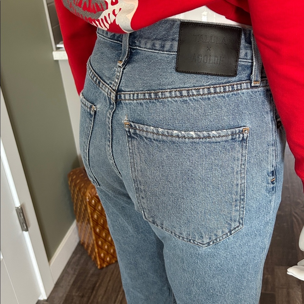 Talula x Agolde High Rise Tapered Jeans - Picture 6 of 12